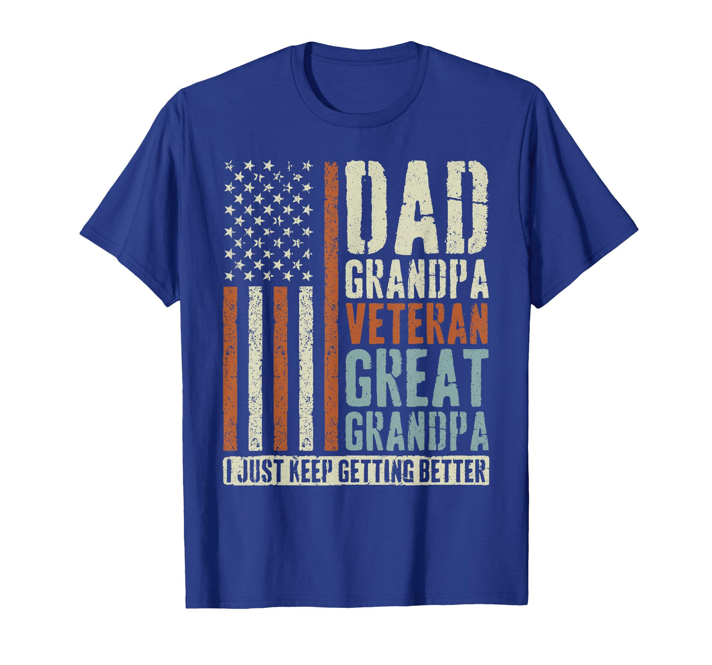 Dad Grandpa Veteran Great Grandpa T-Shirt