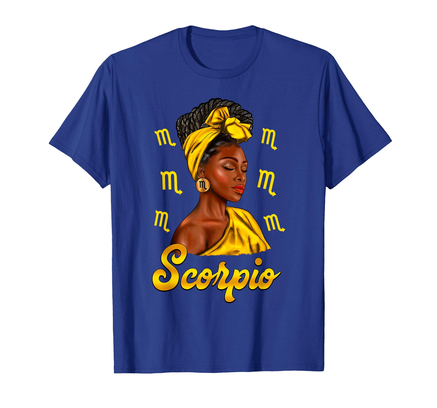 Scorpio Girl Black Woman African American Women Zodiac T-Shirt