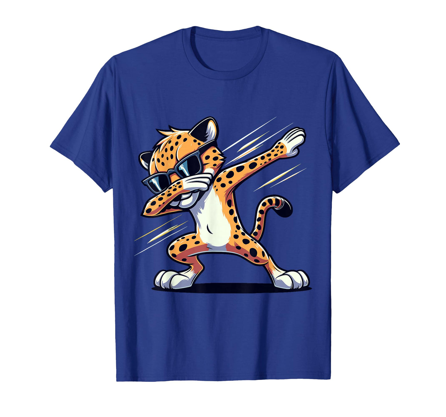 Dabbing Cheetah Sunglasses Cheetah Animal T-Shirt