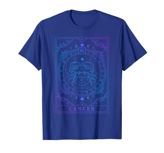 Cancer Tarot Card Zodiac Sign Horoscope Lover Men Women T-Shirt