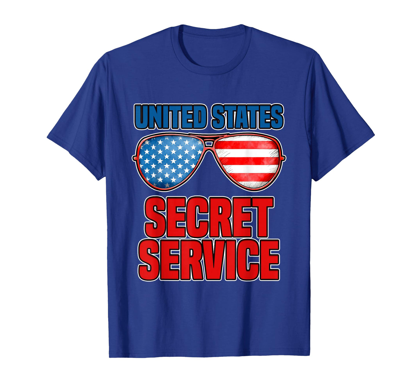Patriotic Secret Service United States Sunglasses T-Shirt
