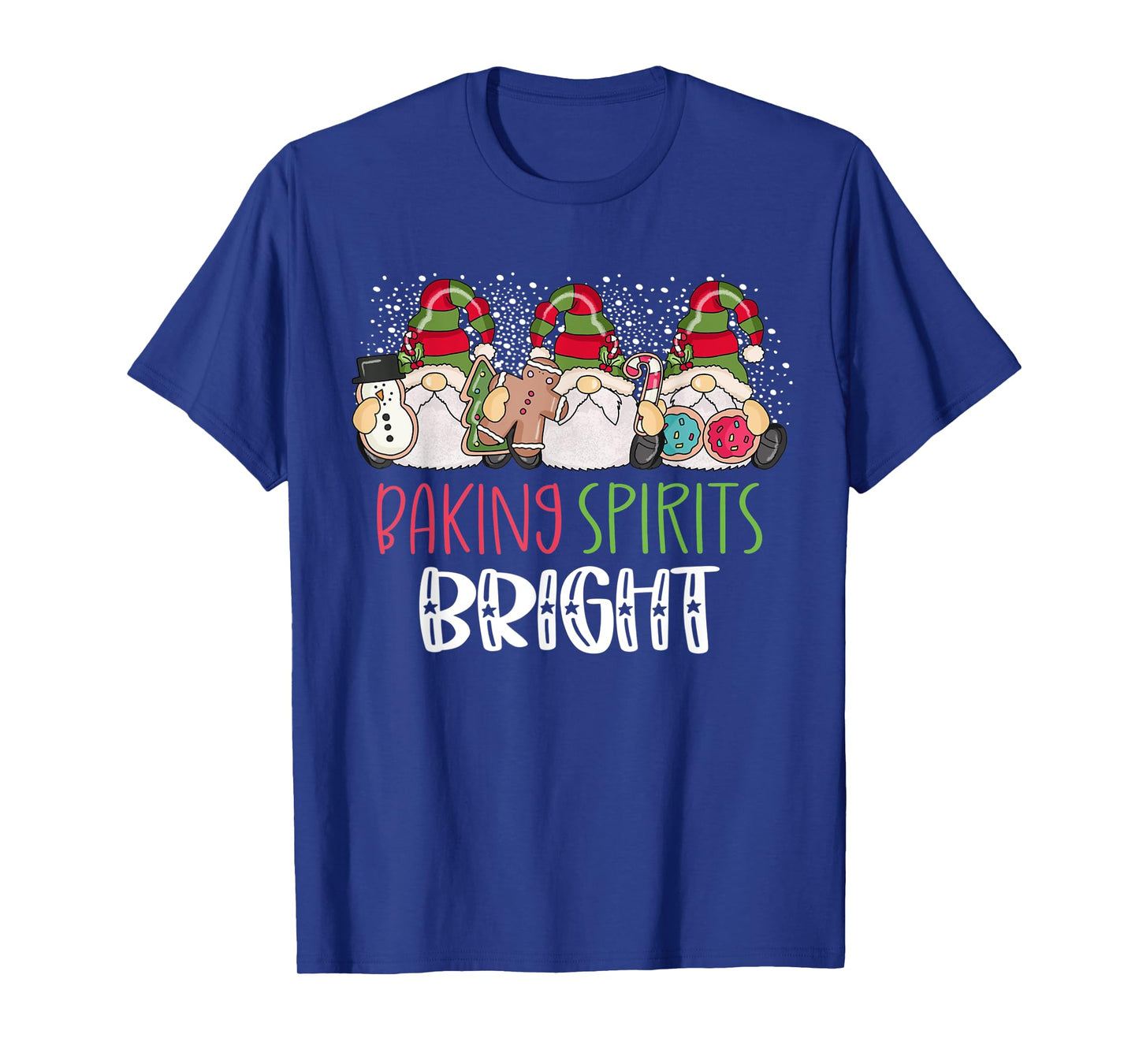 Christmas Baking Shirt Baking With My Gnomies Cute Gnomes T-Shirt