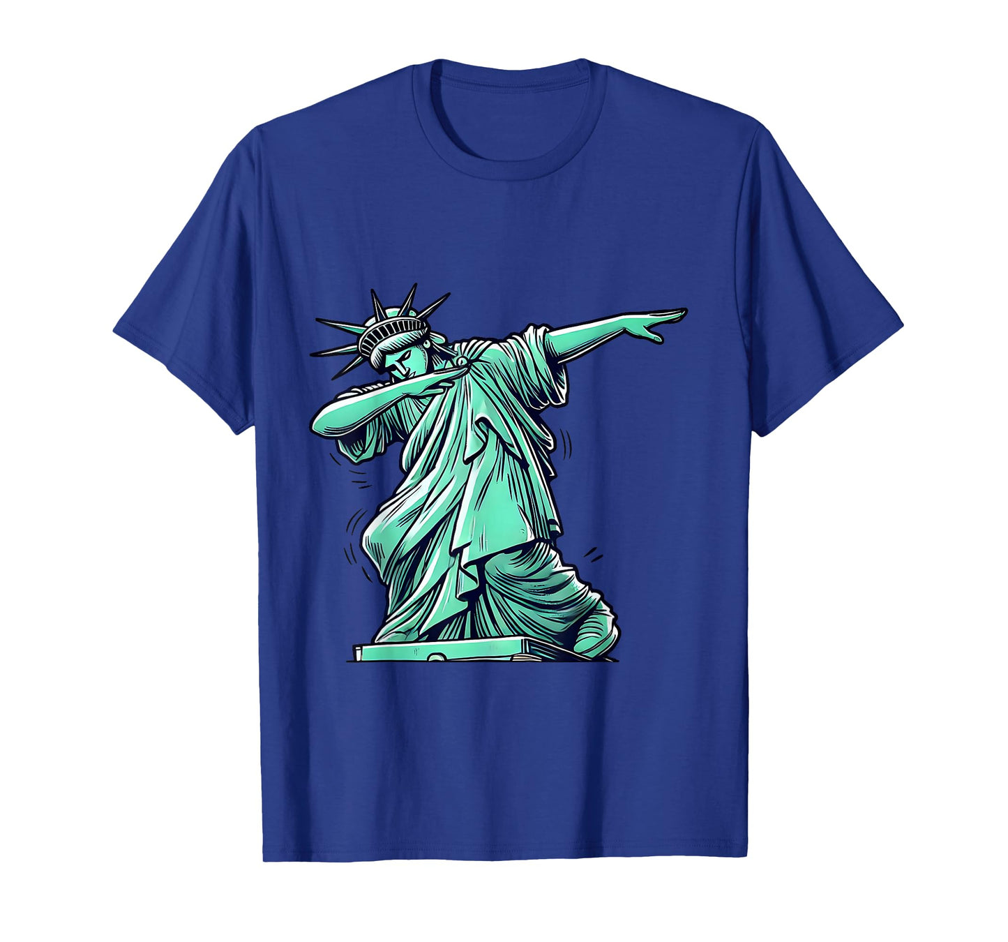 Statue Of Liberty Dabbing Funny Patriotic T-Shirt
