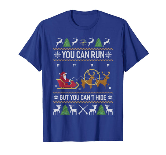 Deer Hunting Santa Hunter Ugly Christmas Sweater Xmas Gifts T-Shirt