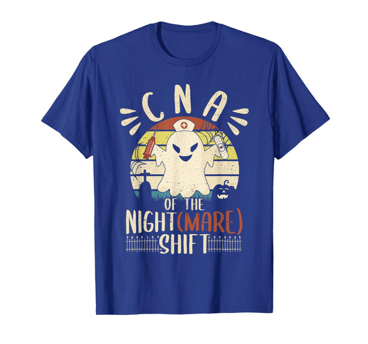 CNA Nurse of the Nightshift Nightmare CNA Women Halloween T-Shirt