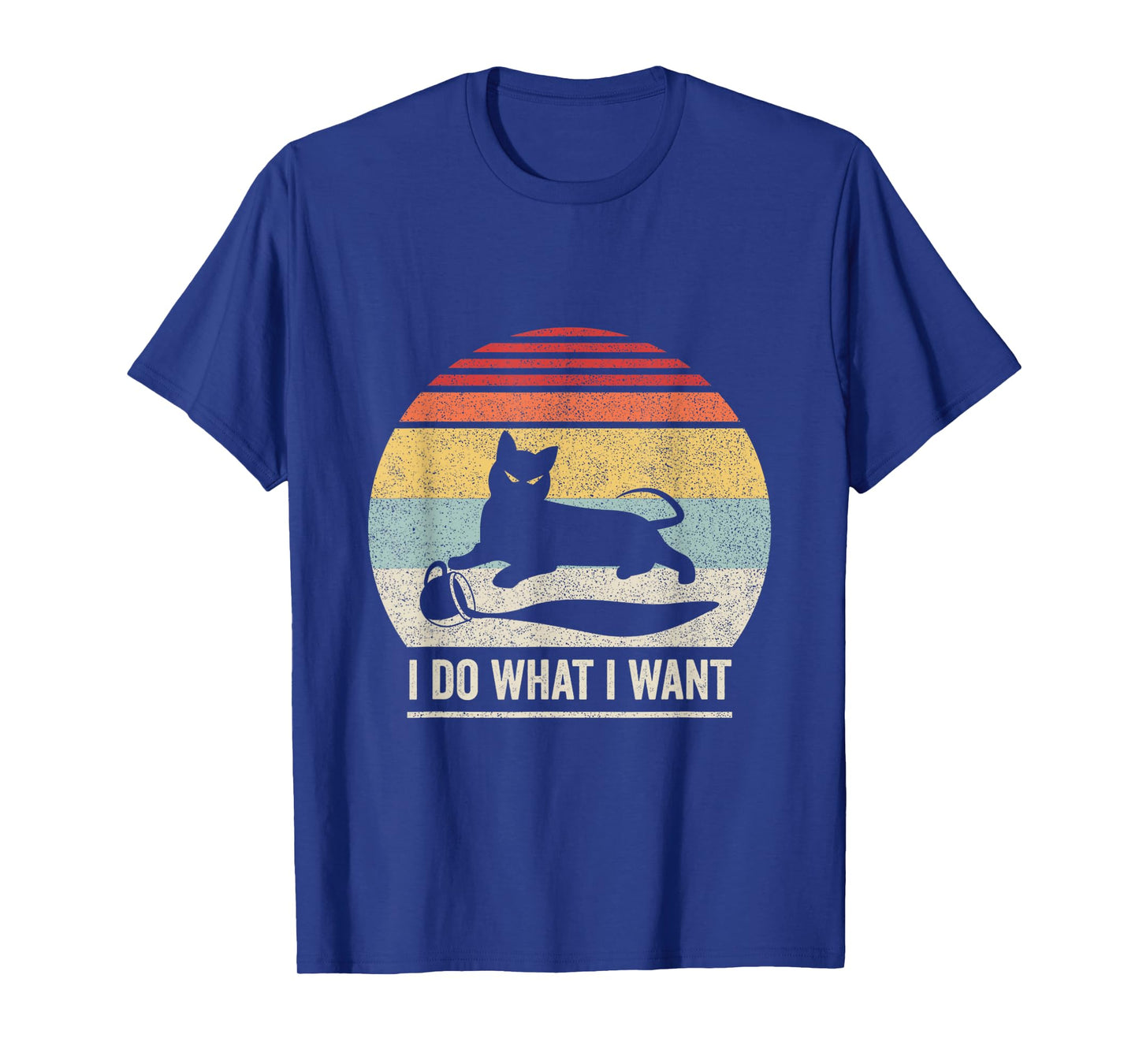 Retro Vintage I Do What I Want Cat T-Shirt