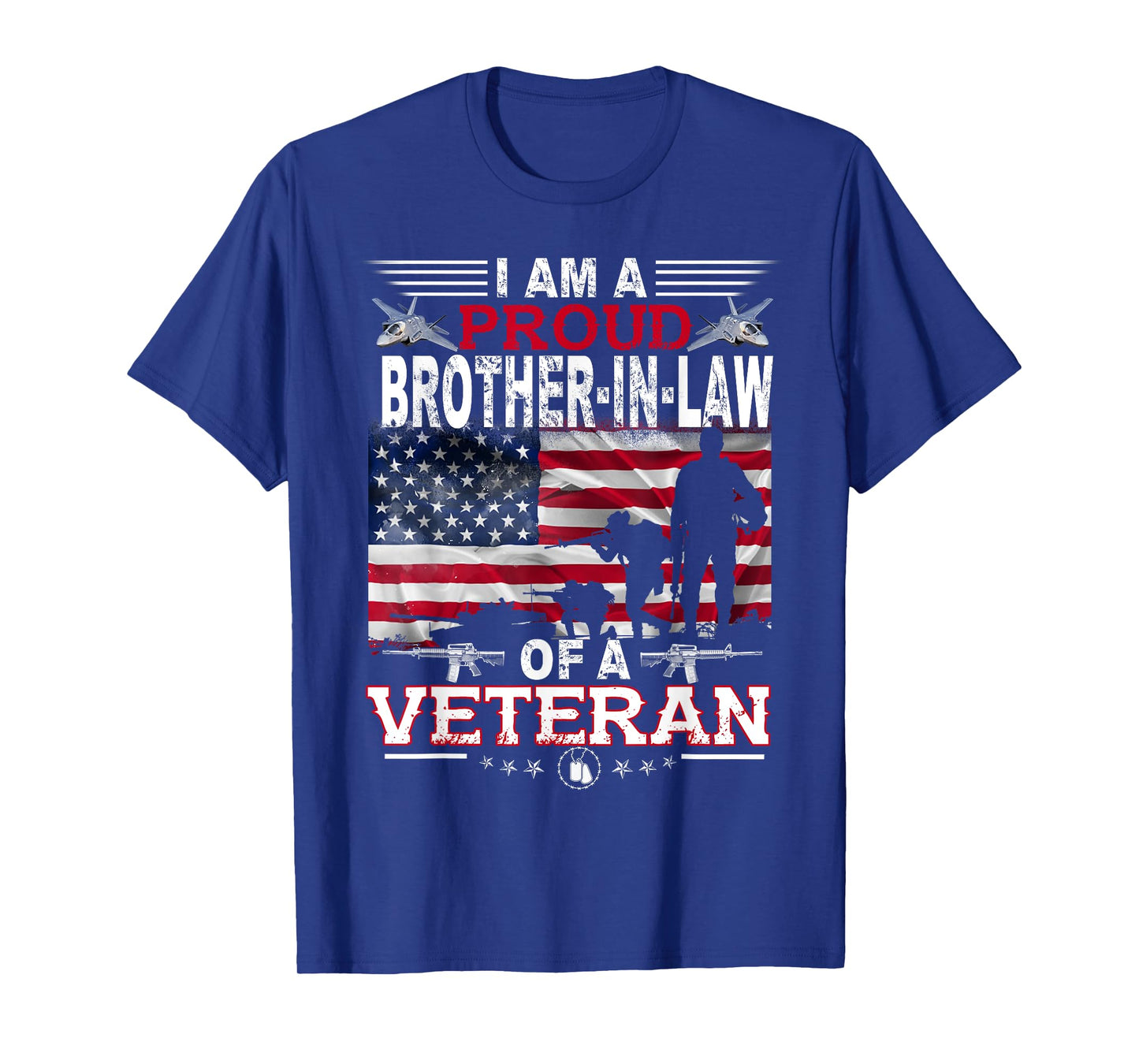 Proud Brother-In-Law Veteran Nothing Scares Veterans Day T-Shirt
