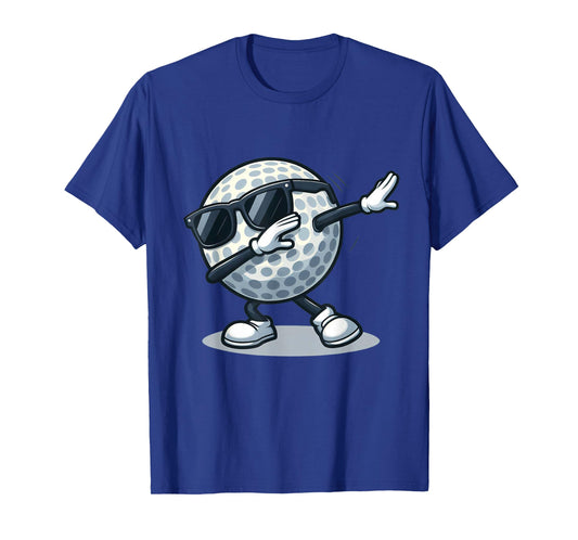 Dabbing Golf Ball Shirt Funny Boys Men Women Sports Player T-Shirt
