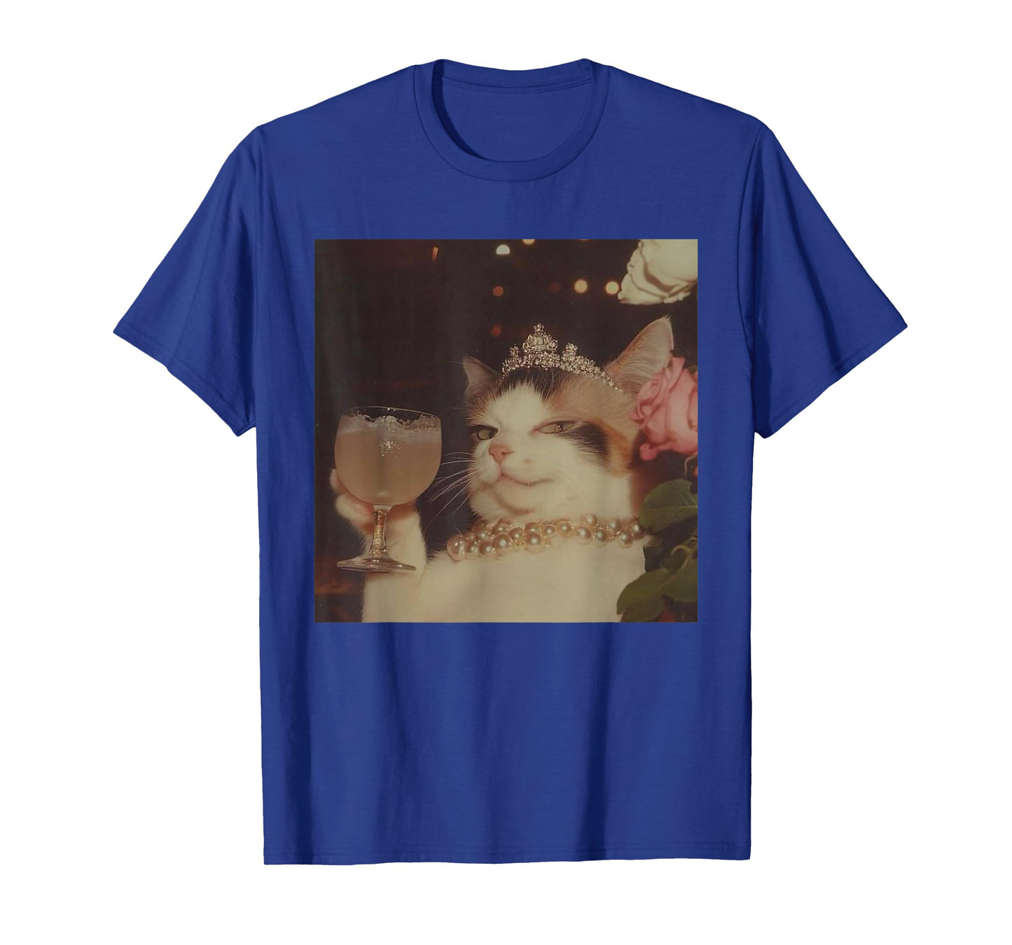 Sassy Princess Cat Retro Meme Design T-Shirt