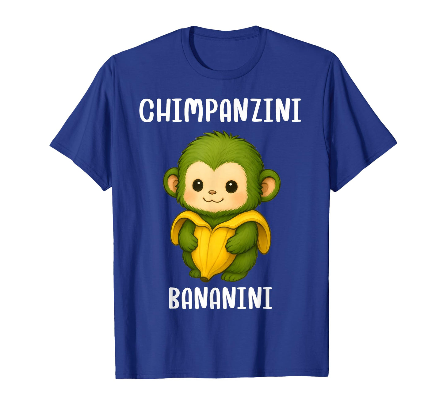 Italian Brainrot Meme Chimpanzini Bananini Kawaii Anime Kids T-Shirt