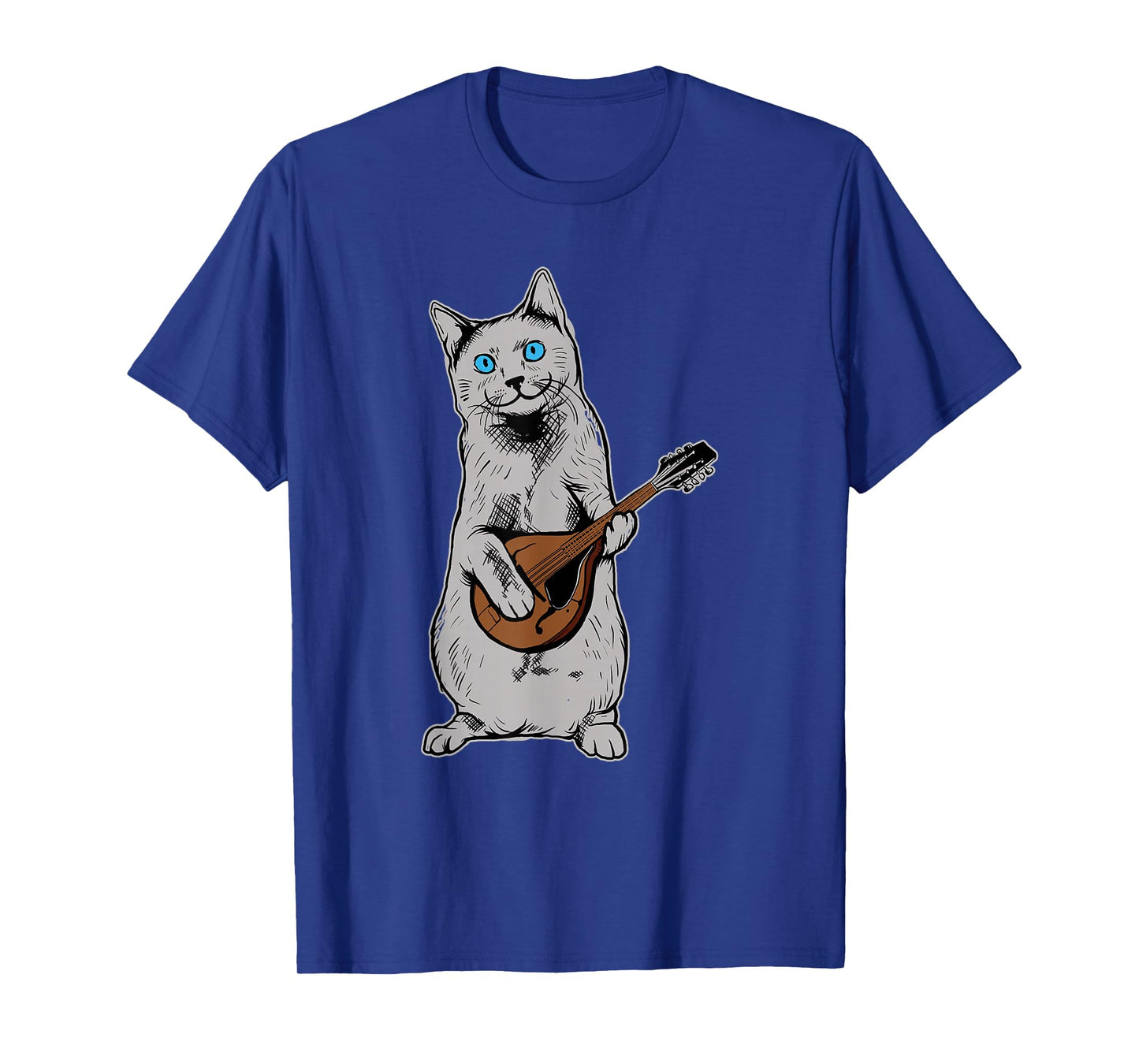 Musician Cat Playing Mandolin T-shirt Bluegrass T-Shirt