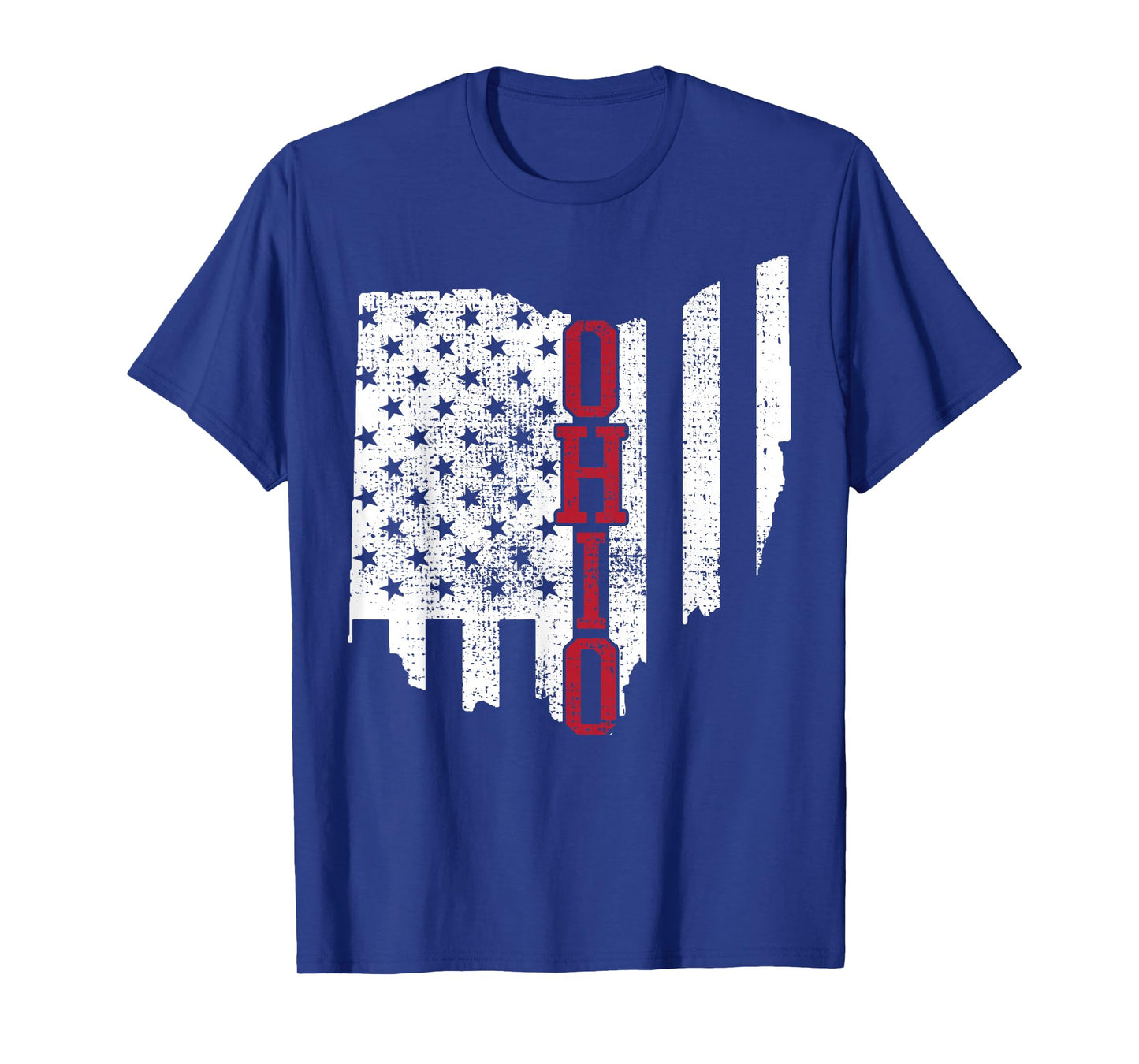 4th of July Ohio USA US Flag States Vintage T-Shirt