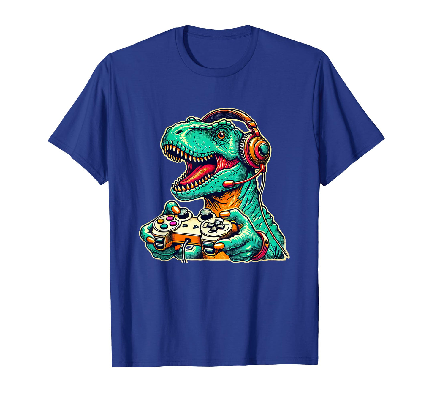 Cool Gamer Dino T-Rex Gamer Dinosaur Gaming T-Shirt