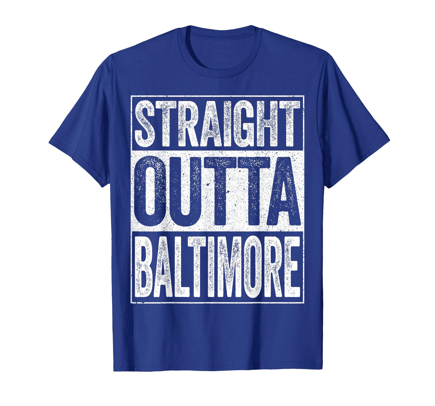 Straight Outta Baltimore T-Shirt Maryland State Shirt T-Shirt