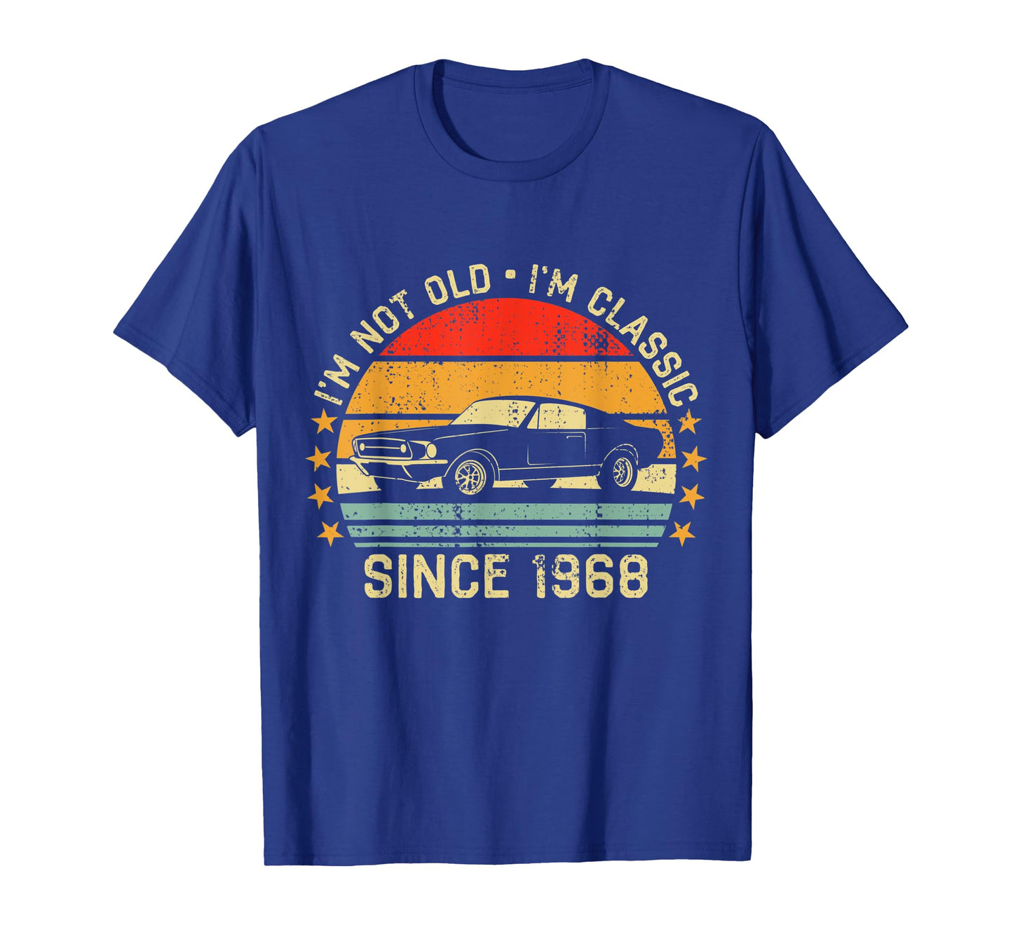 Cool Car Mens 53rd Birthday Gift For 53 year old Men & Women T-Shirt
