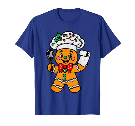 Cute Gingerbread Baker Christmas Chef Bake Cookies Xmas T-Shirt