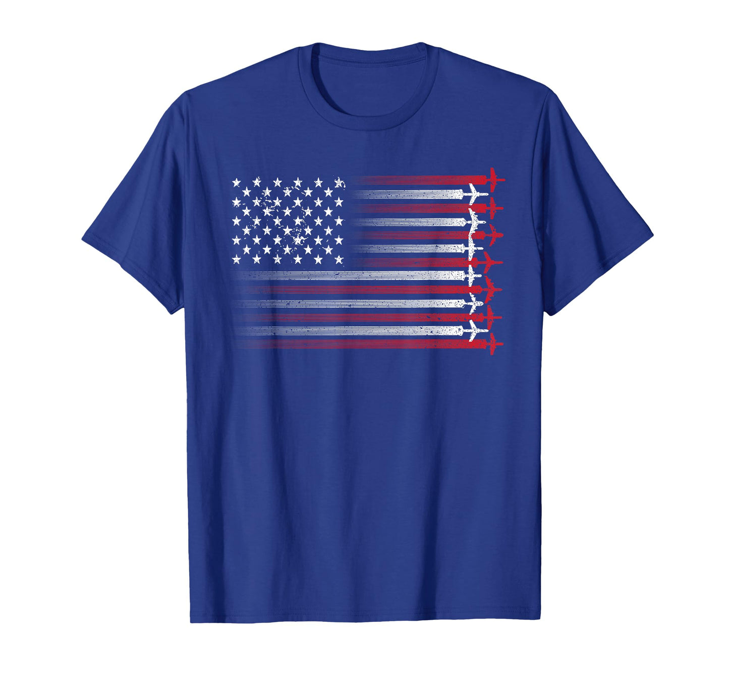 Cute Airplane Pilot Art For Men Women Aviation 4th Of July T-Shirt