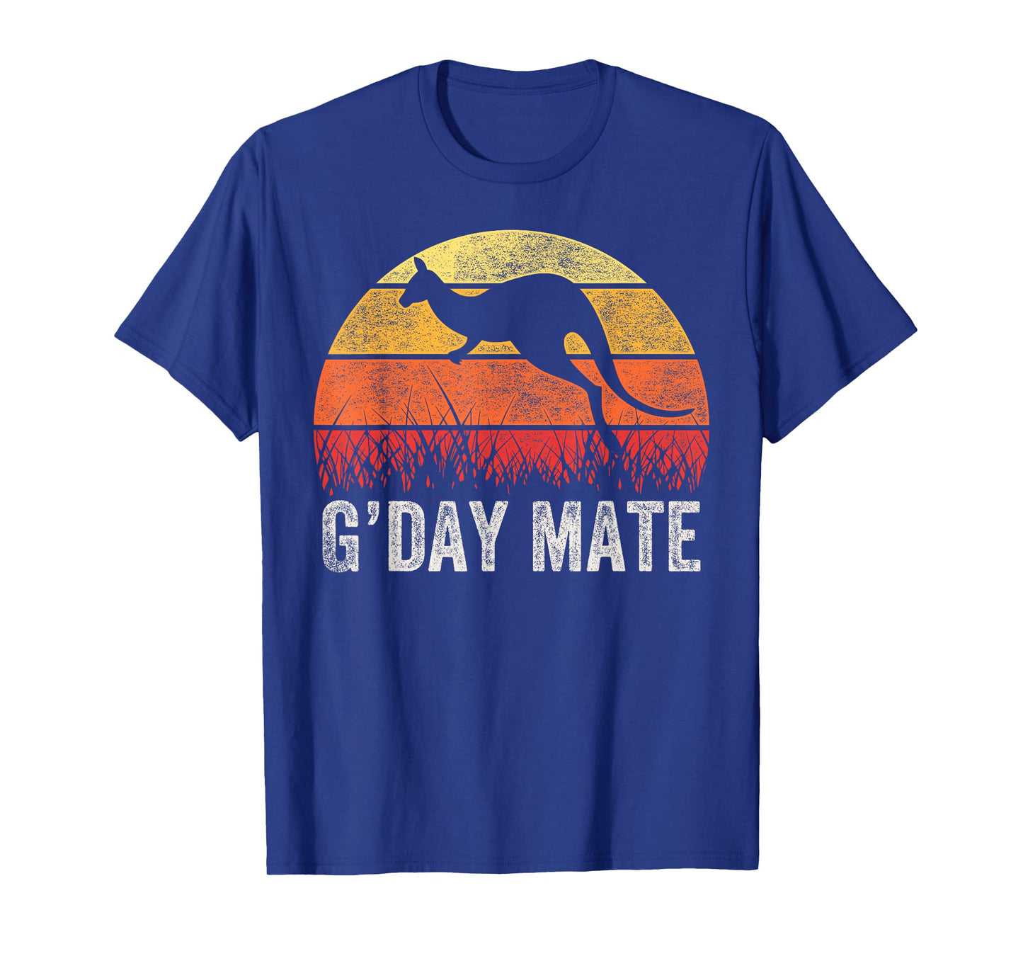Australia G'Day Mate Shirt Funny Kangaroo Australian Vintage T-Shirt