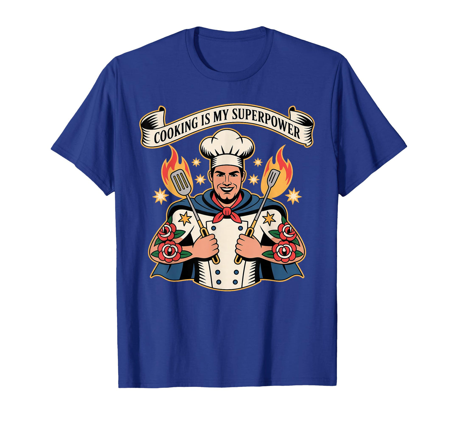 Cooking Is My Superpower Funny Chef T-Shirt