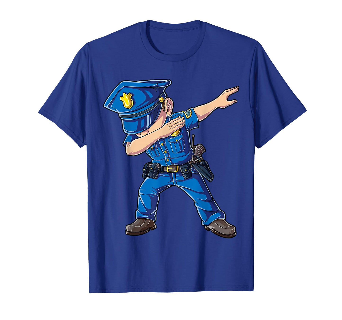 Dabbing Police Funny Policeman Dab Dance Boys Girls Men Cute T-Shirt