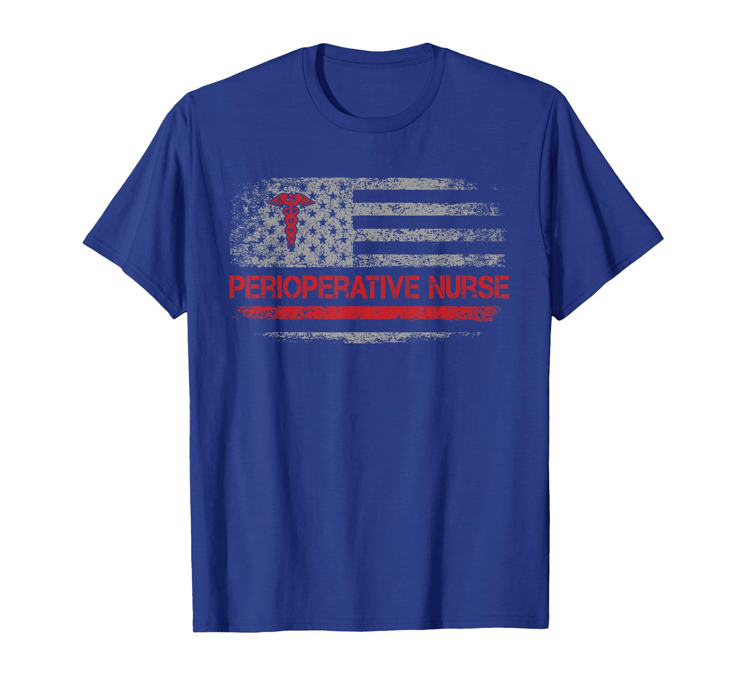 American Flag Nurse Perioperative Nurse Funny Nursing T-Shirt