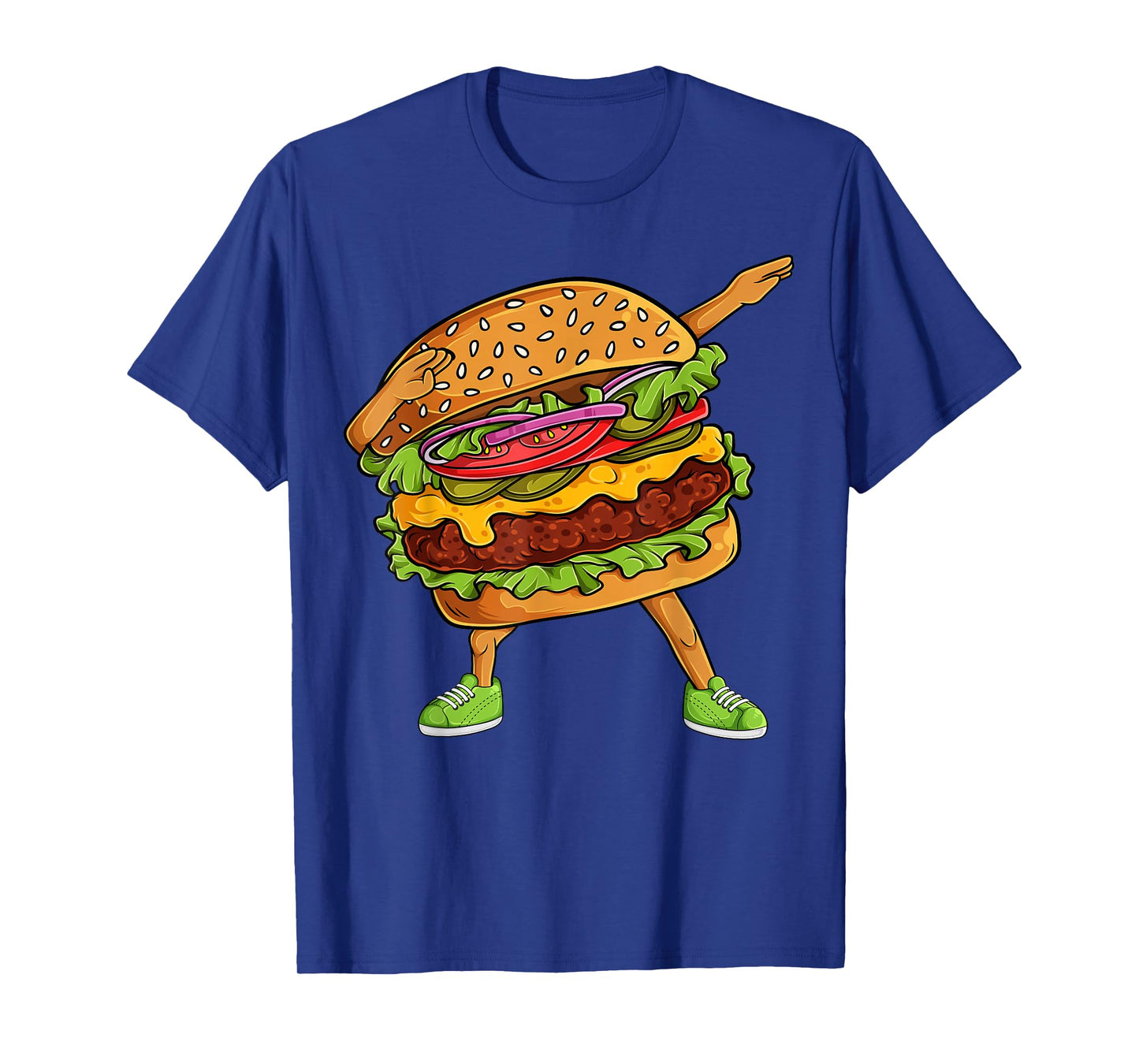 Funny Cheeseburger Food Dab Hamburger Burger Boys Girls Kids T-Shirt