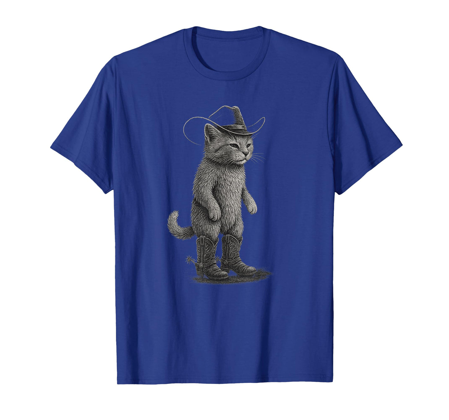 Howdy Vintage Cat Cowboy Western Country Meowdy T-Shirt