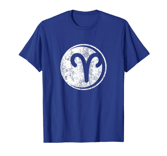 Aries Zodiac Sign March April Birthday Astrology T-Shirt