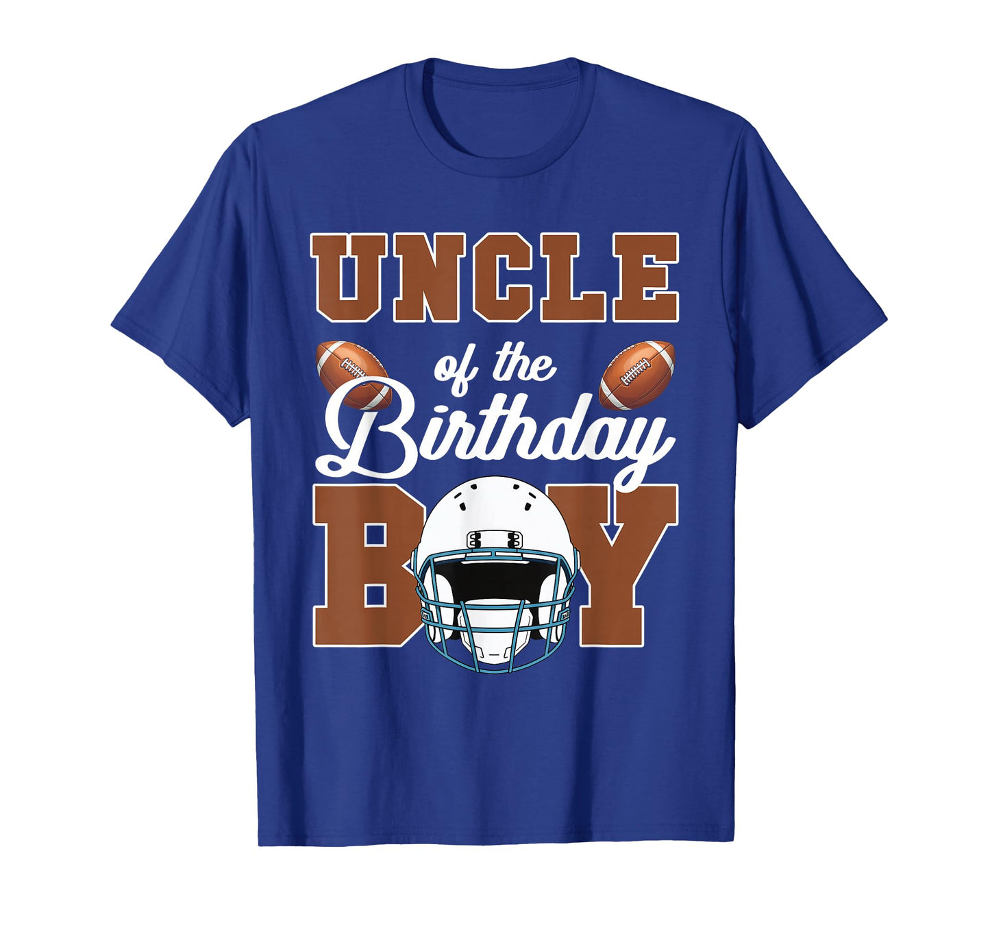 Uncle Of The Birthday Boy Football Party Family Matching T-Shirt