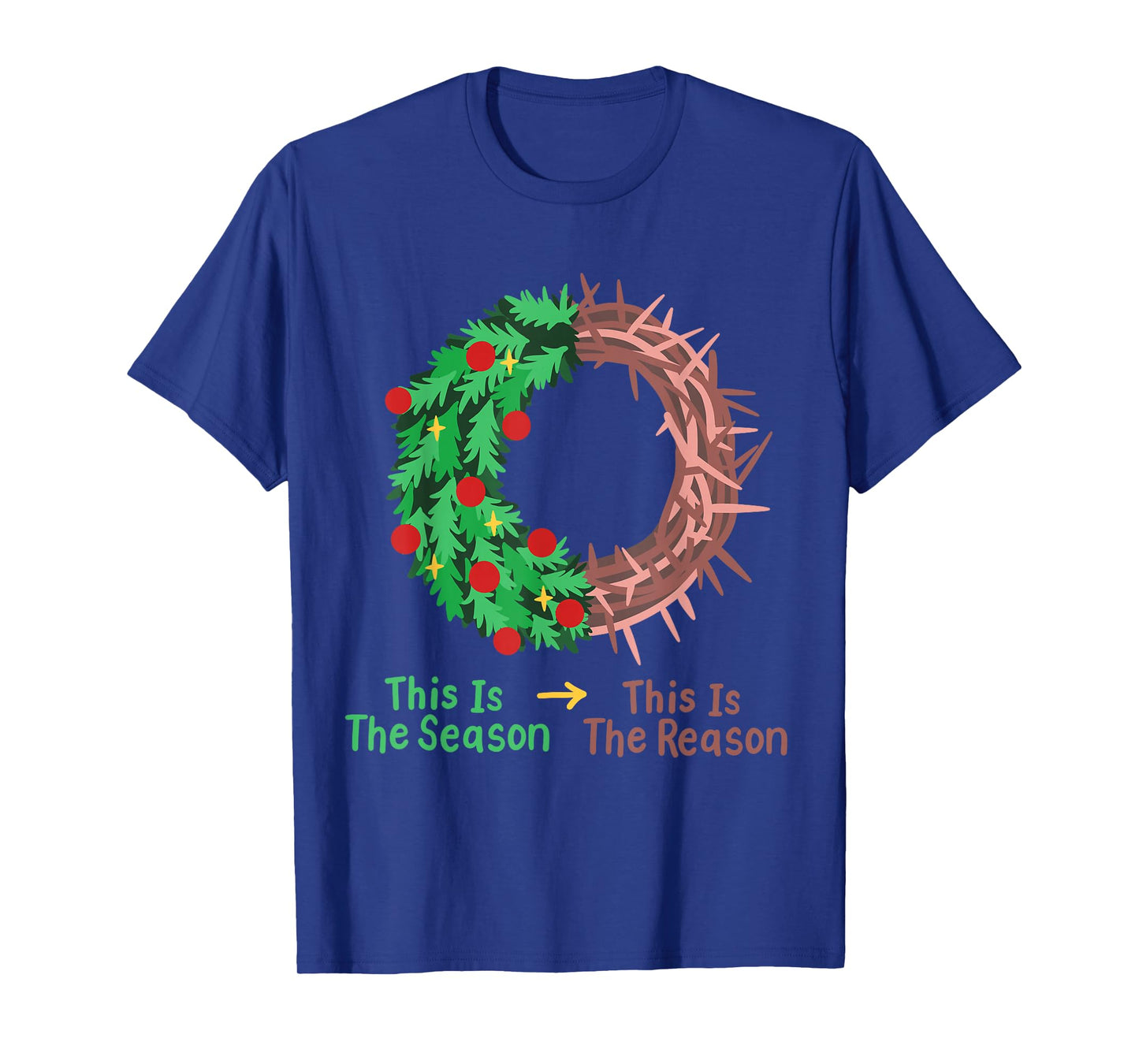 Christian Christmas Jesus This is The Season The Reason T-Shirt