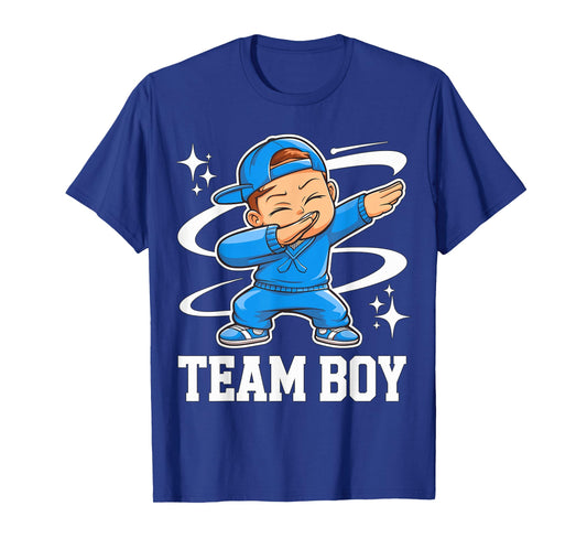 Team Boy Gender Reveal Party Baby Announcement T-Shirt