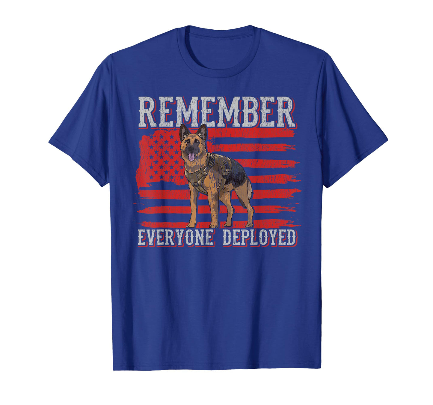 Military Dog Service RED Friday Remember Everyone Deployed T-Shirt