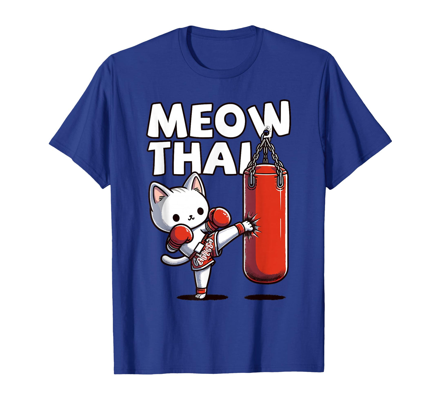 Muay Thai Cat, Meow Thai | Thai Boxing for Youth, Muay Thai T-Shirt