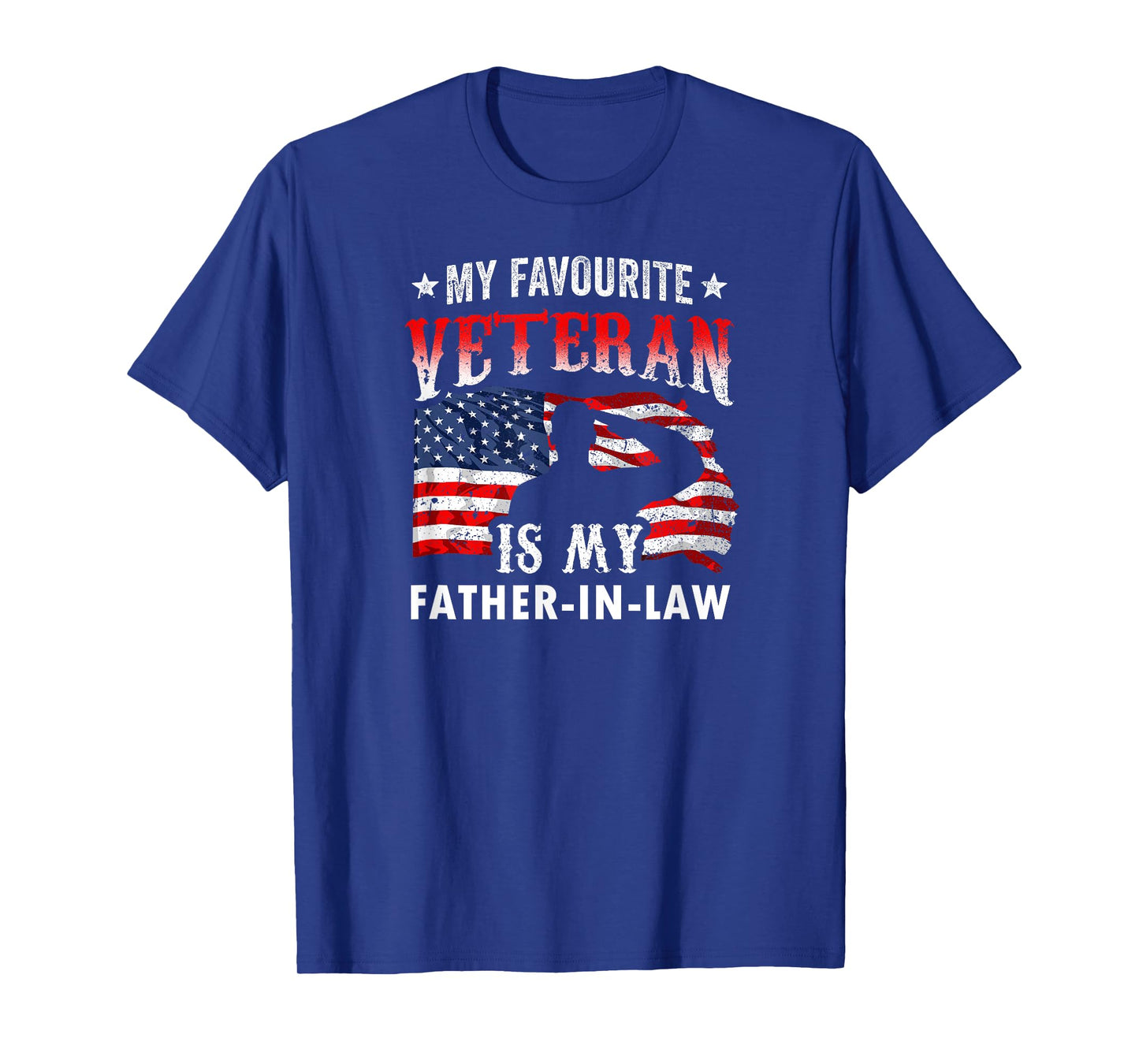 My Favorite Veteran Is My Father-In-Law Family Veteran's Day T-Shirt