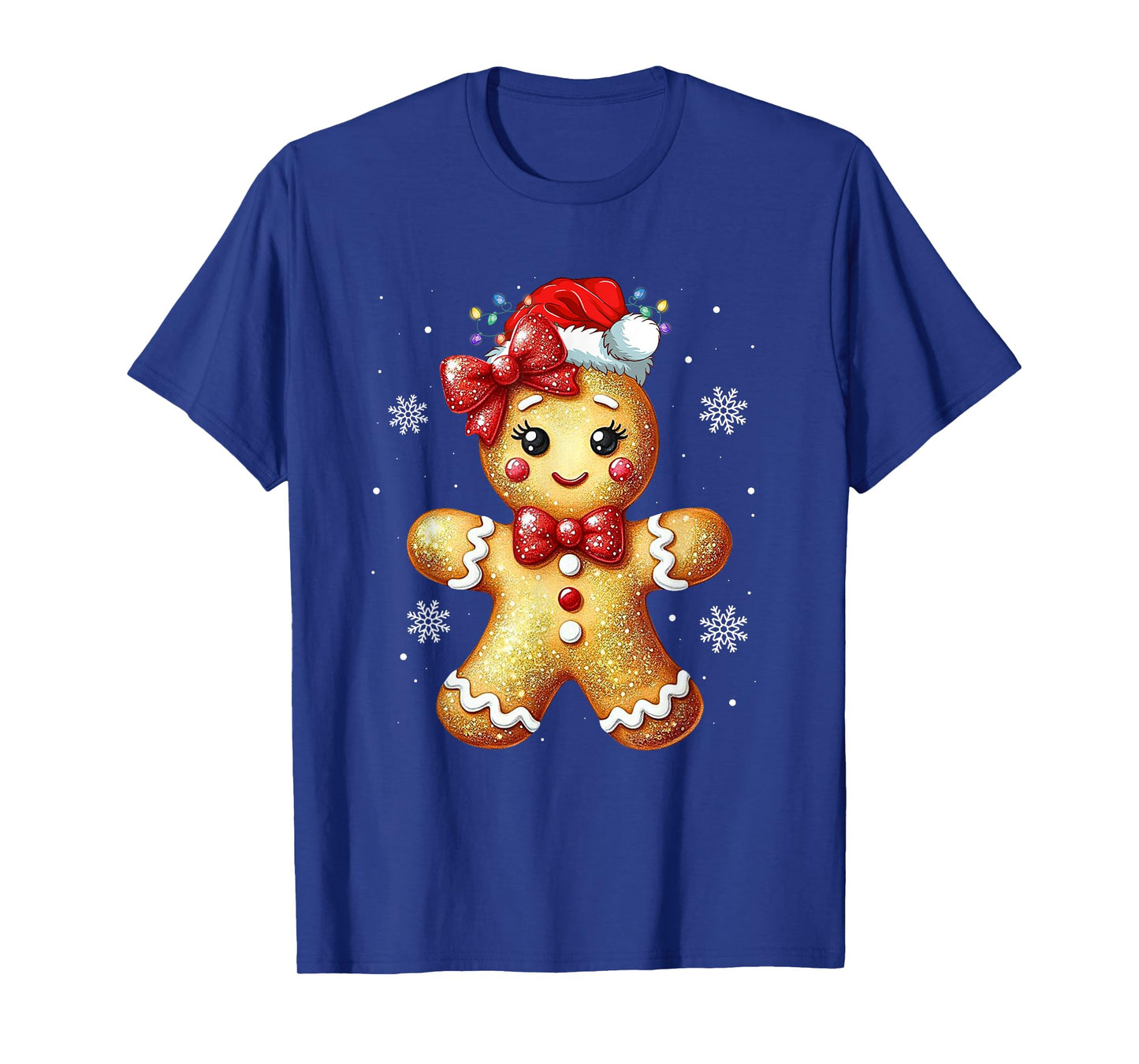 Cute Gingerbread Girl Christmas Cookie Baking Holiday Xmas T-Shirt