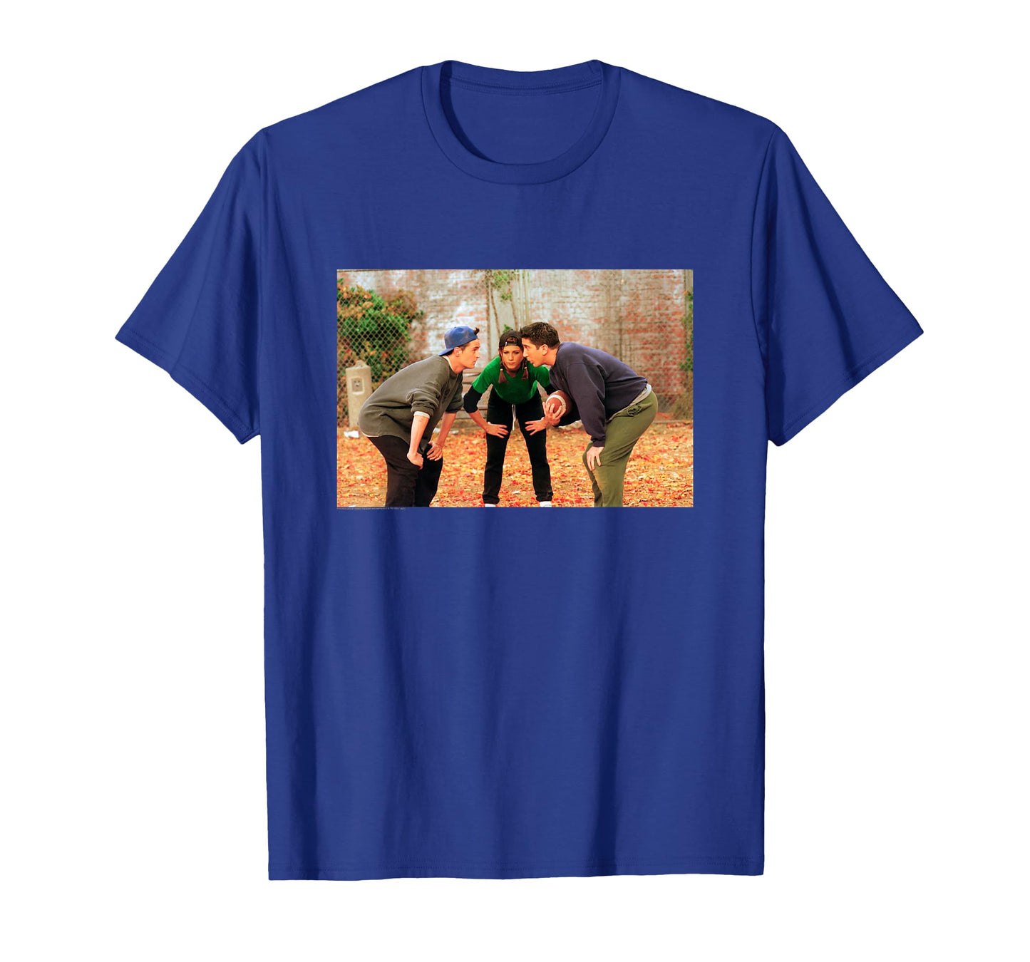 Friends Fall Chandler Rachel Ross Huddle TV Show T-Shirt