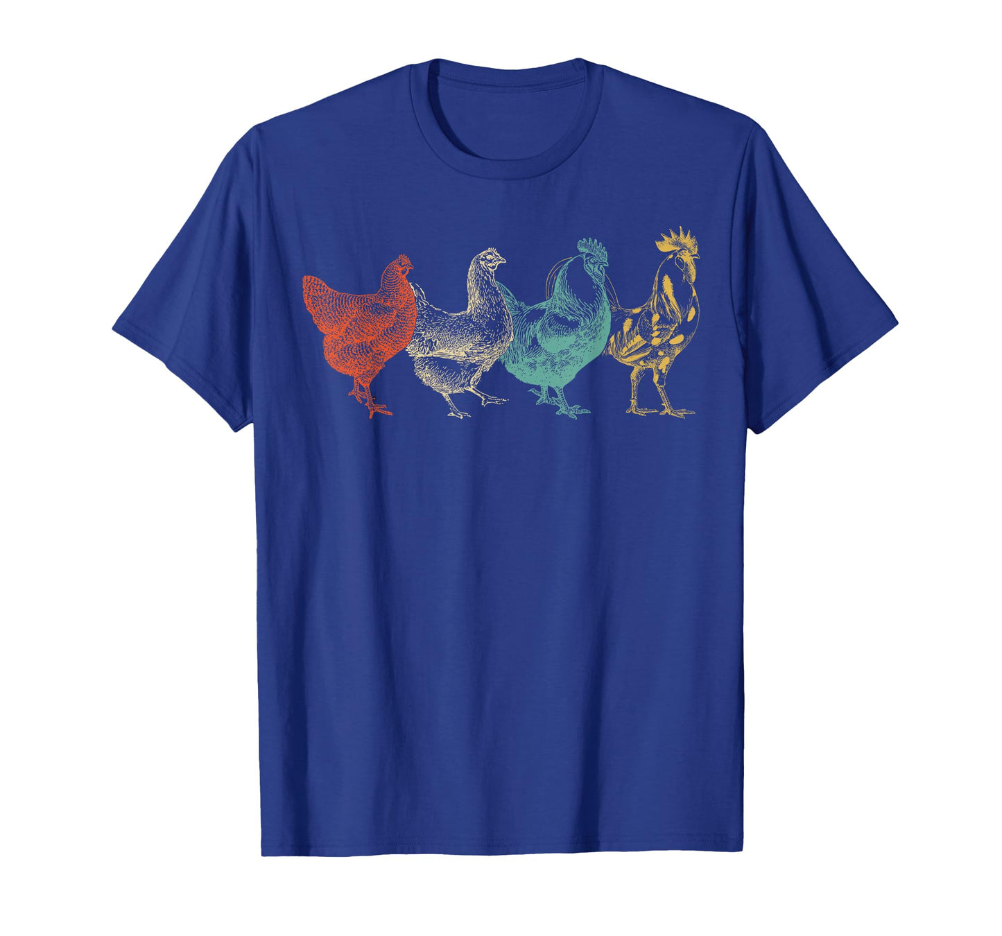 Chicken Retro Vintage Poultry Farmer Women Men Farm Lover T-Shirt