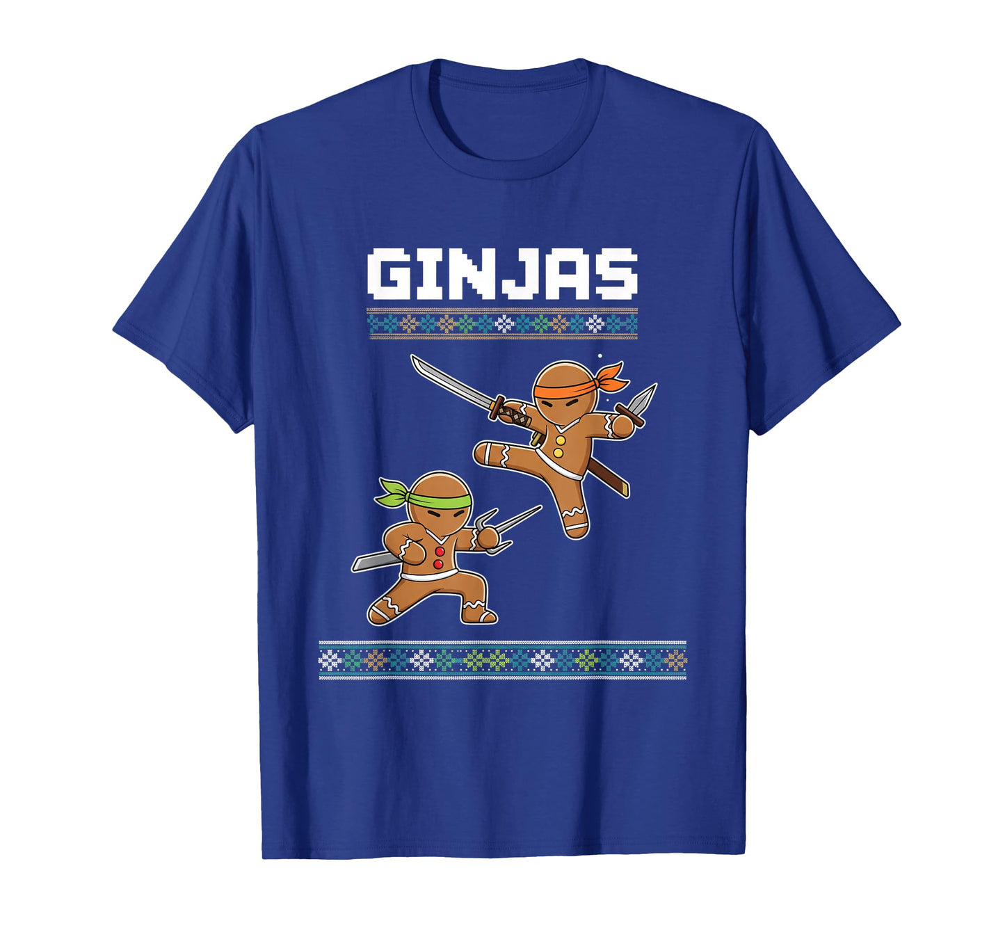 Christmas Ginjas Gingerbread Ninjas - Funny Ninjabread T-Shirt