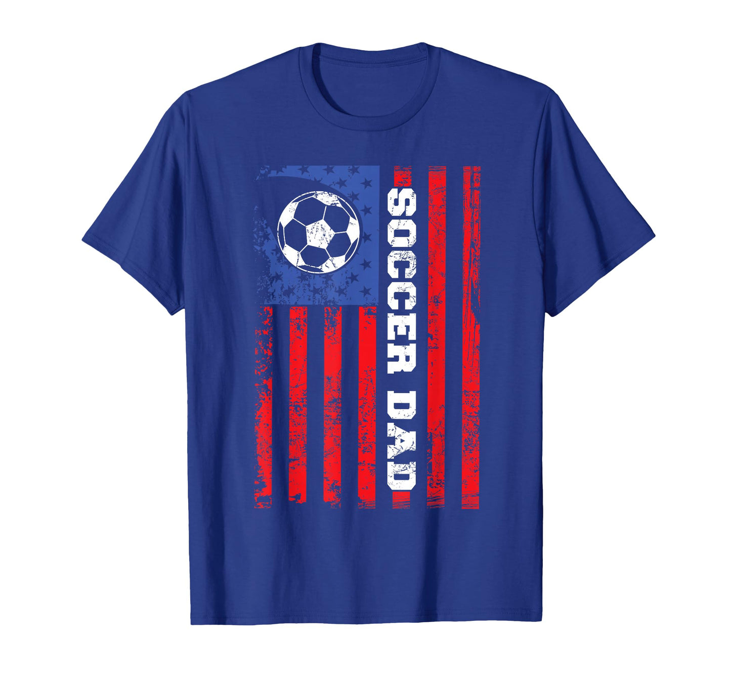 Soccer Dad USA Flag All American Fathers T-Shirt