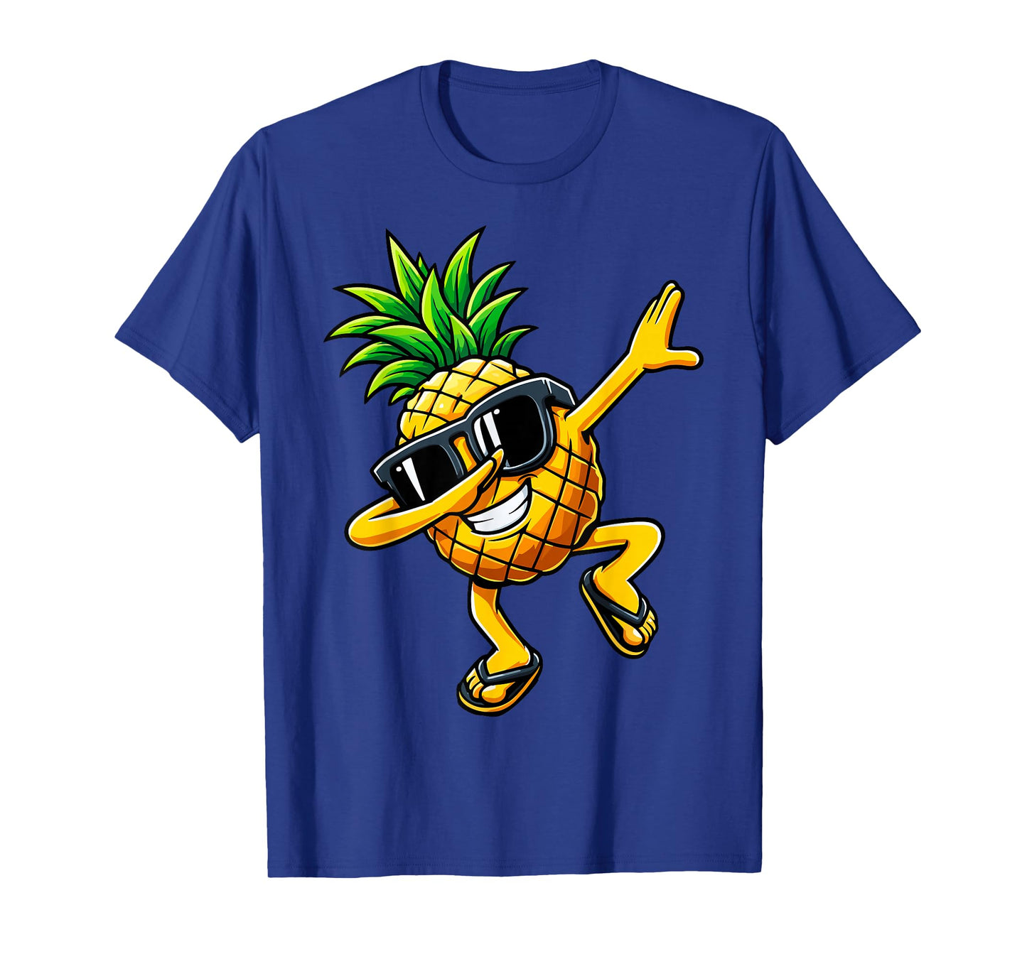 Dabbing Pineapple Sunglasses Hawaiian Aloha Beaches Hawaii T-Shirt