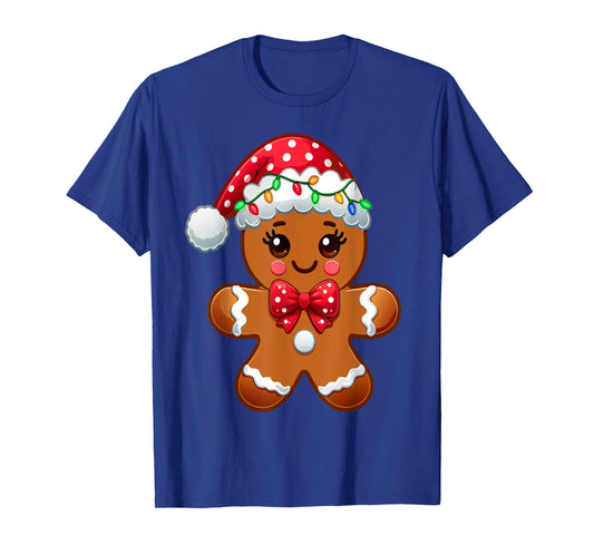 Christmas Holiday Cute Gingerbread Man Baking Lover T-Shirt