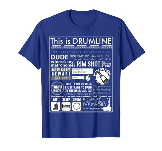 This Is Drumline - Funny Drum Line Sayings & Memes T-Shirt