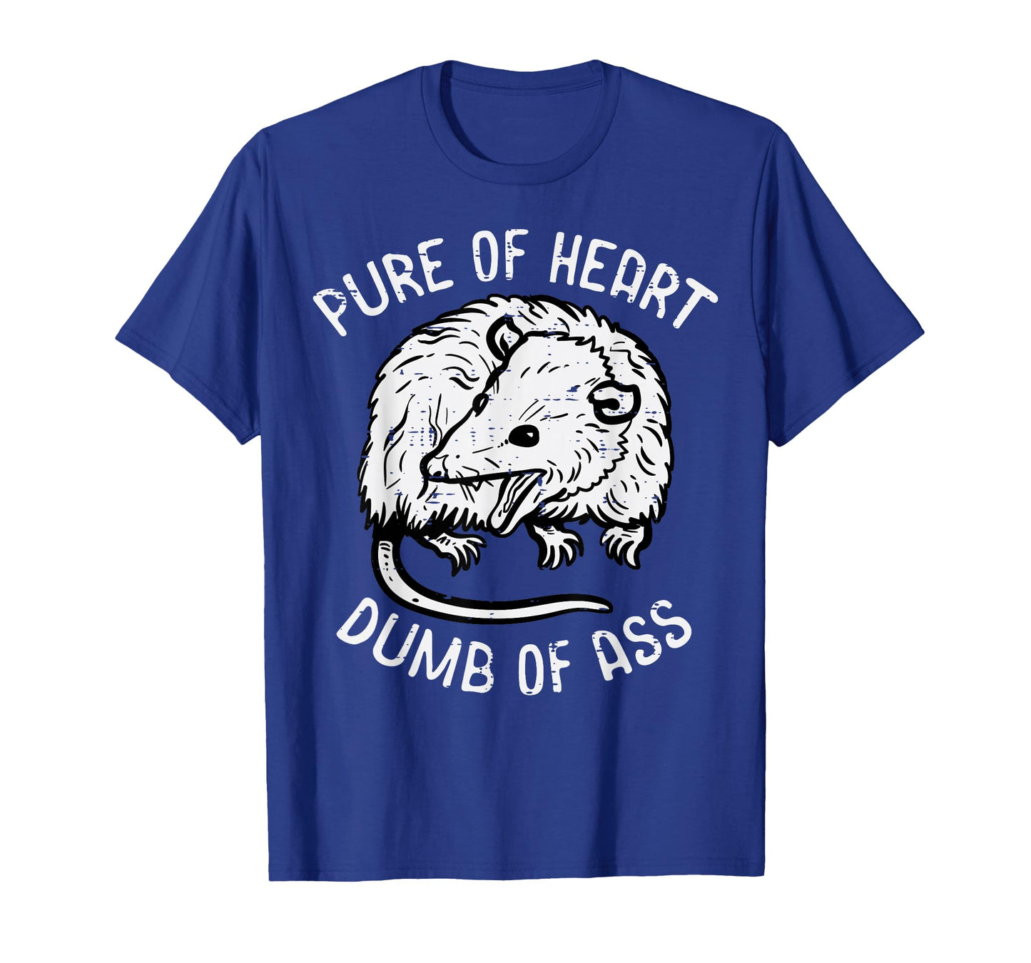 Opossum Pure Of Heart Fun Possum Street Cat Trash Men Women T-Shirt