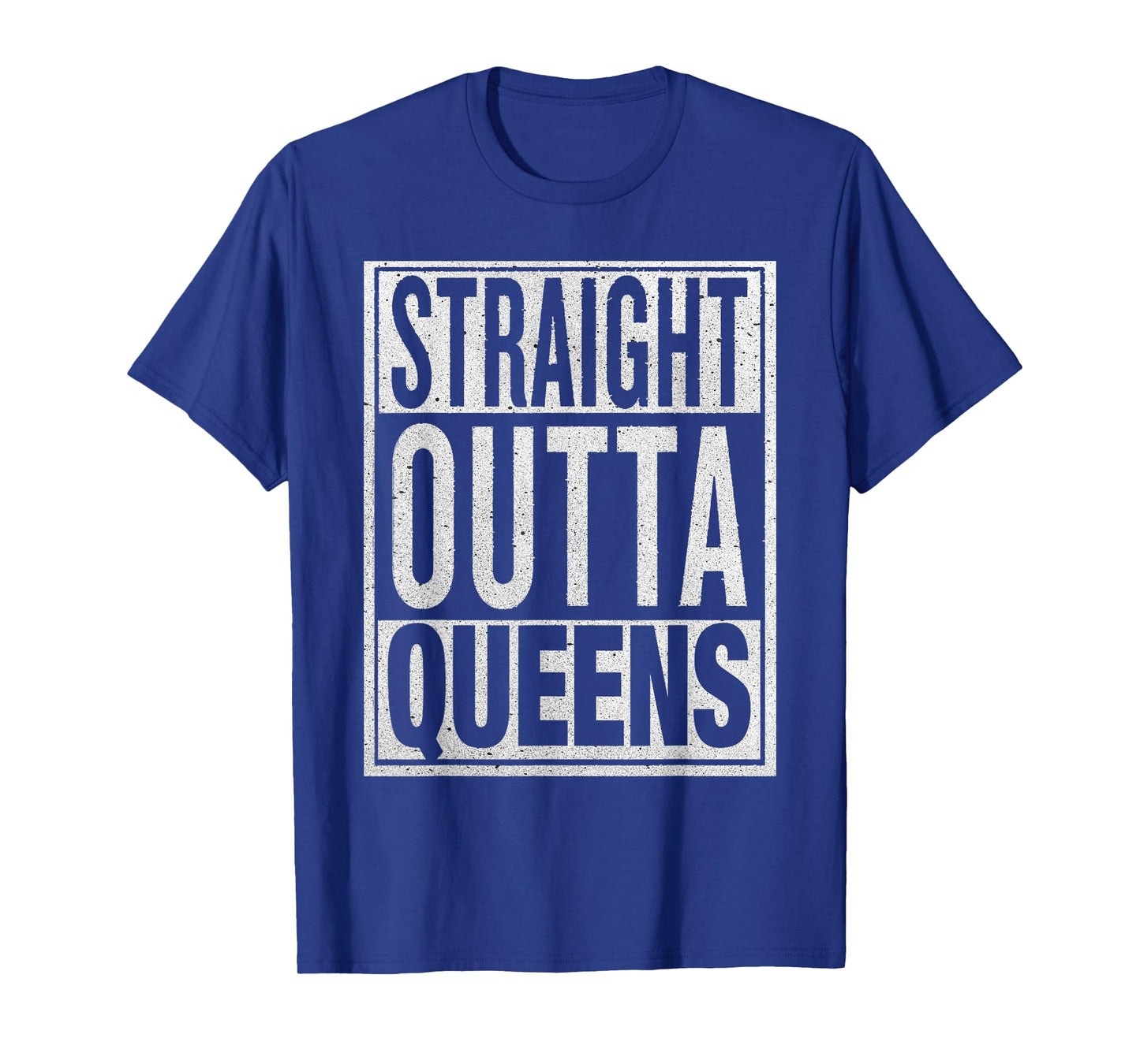 Straight Outta Queens T-Shirt Funny USA Travler Gift Idea T-Shirt