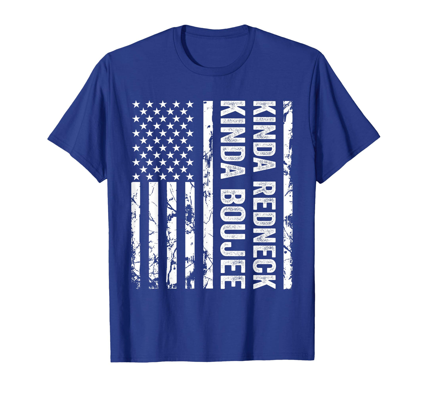 Kinda Redneck Kinda Boujee USA American Flag Southern T-Shirt