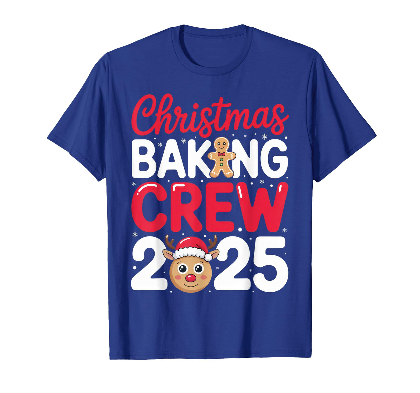 Christmas Baking Crew 2025 for Family Bakers Holiday Fun T-Shirt