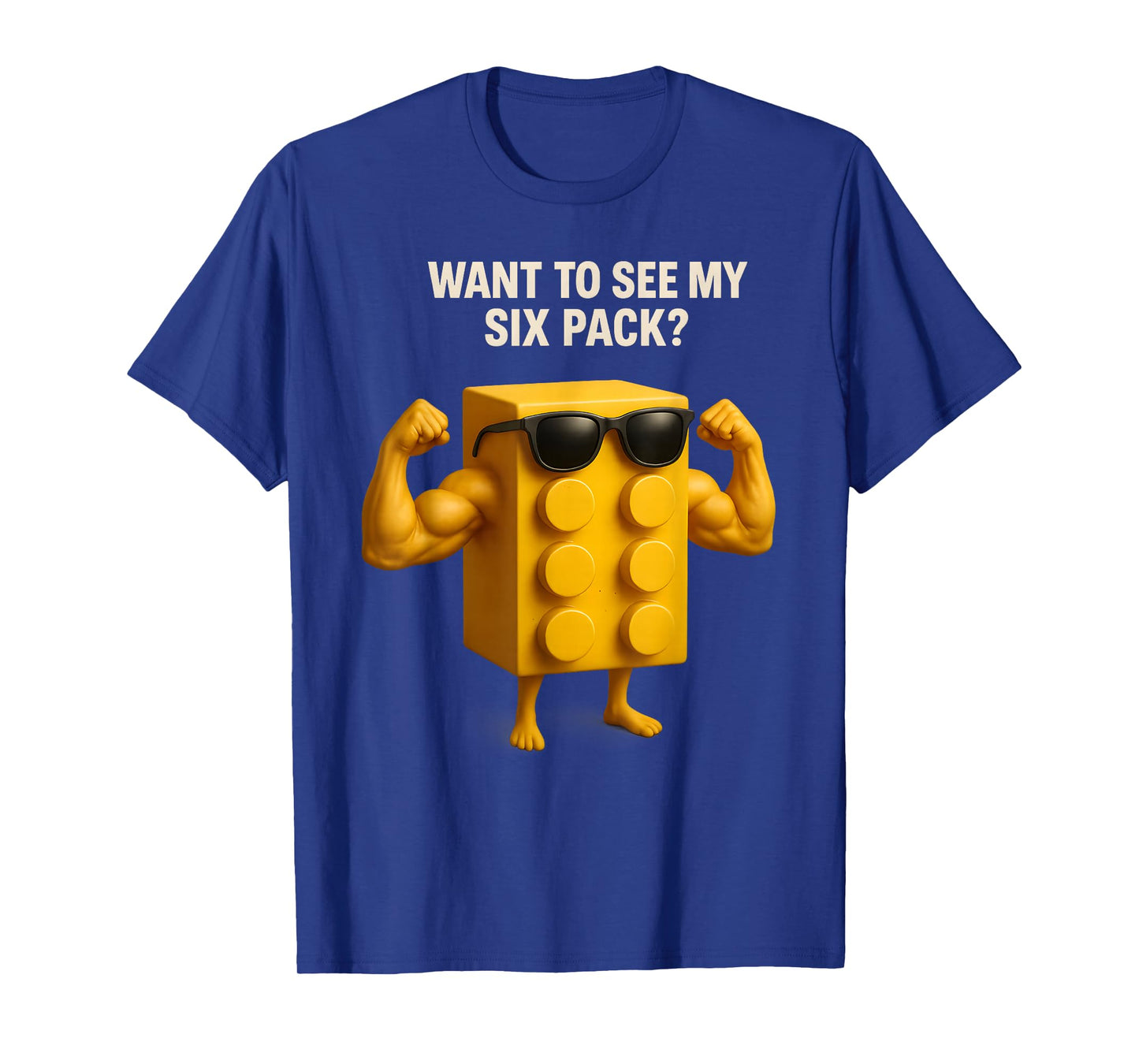 Want To See My Six Pack Bricks Lover Master Builder T-Shirt