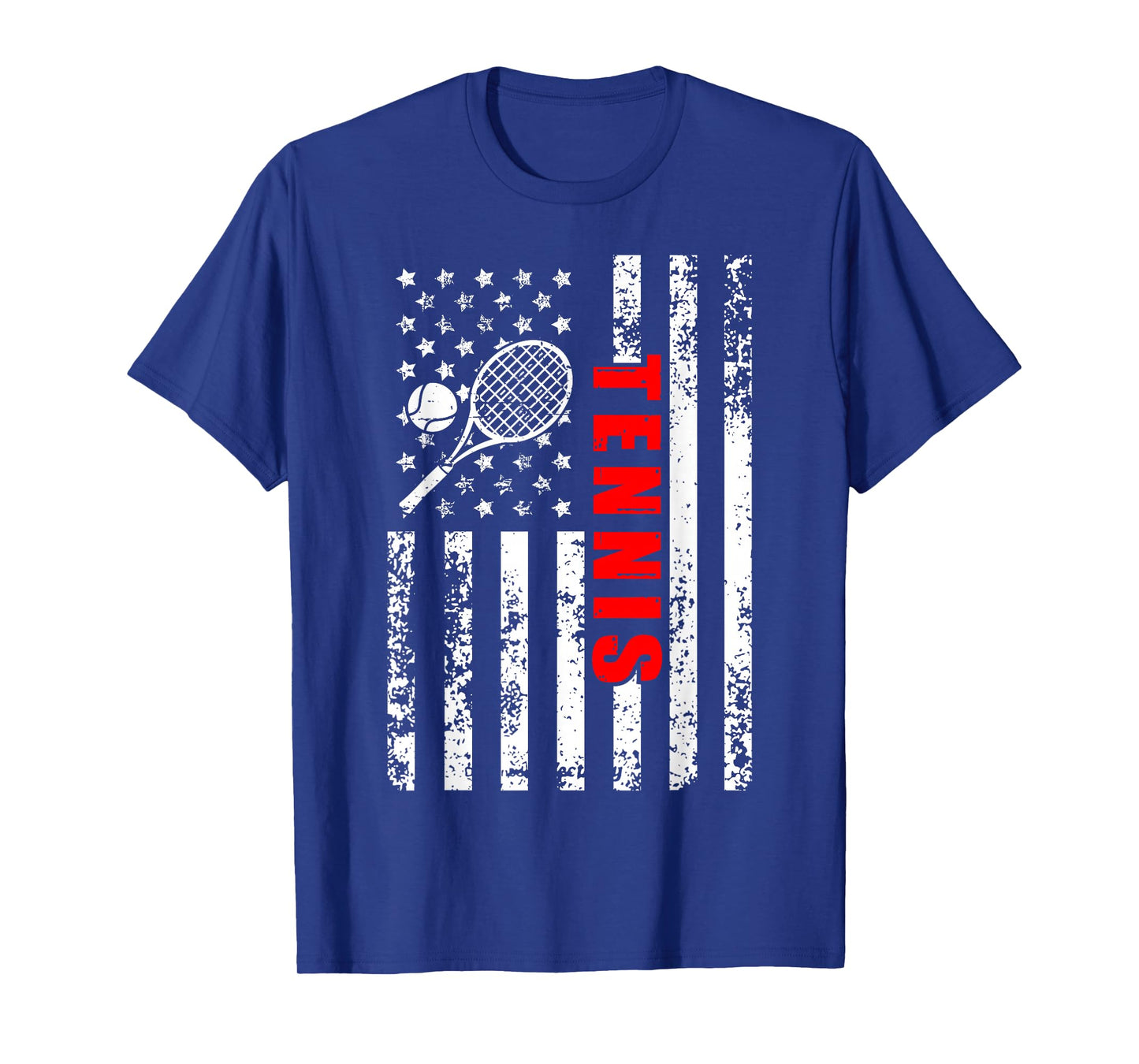US American Flag Tennis Patriotic for men women kids Tennis T-Shirt