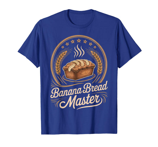 Banana Bread Master Baker Chef Humor Fall Baking Lovers T-Shirt