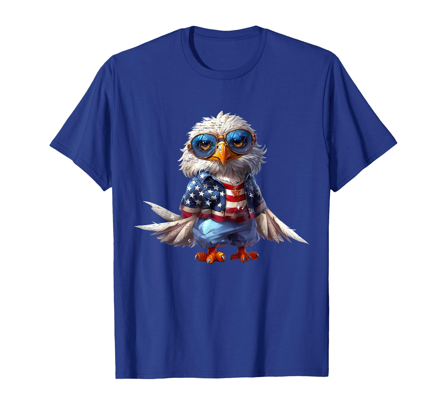 Eagle Patriotic USA American Flag 4th of July Kids boys girl T-Shirt